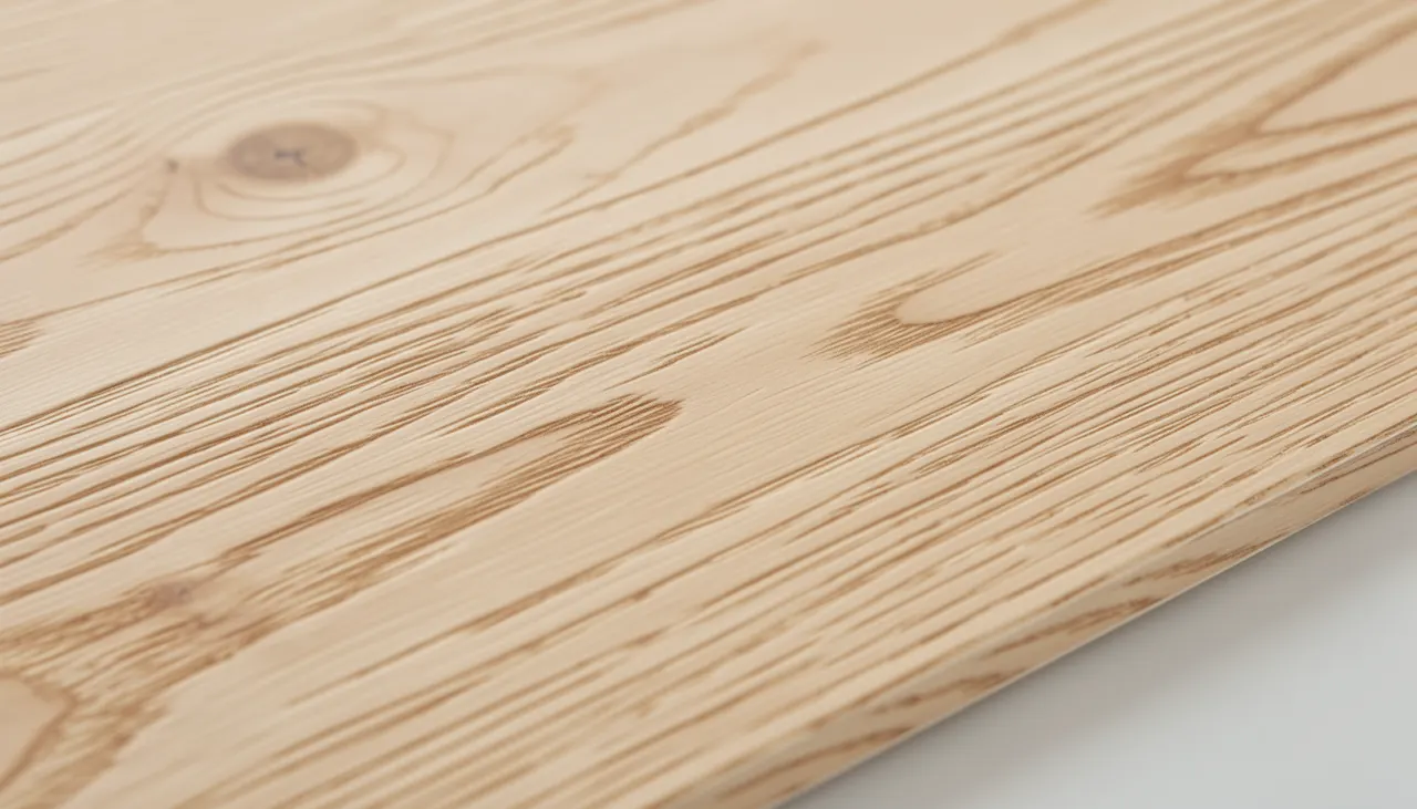 Gros plan sur texture synchronisée carrelage imitation chêne nœuds veines réalistes