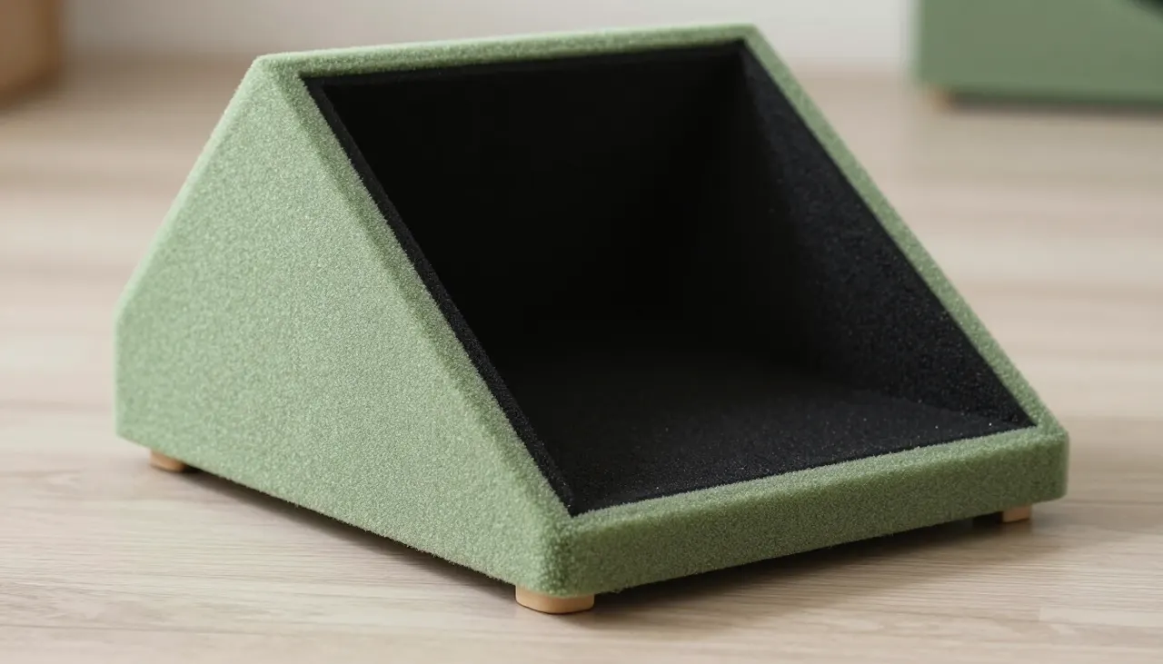 Dessous d'un module de canapé en mousse sans armature