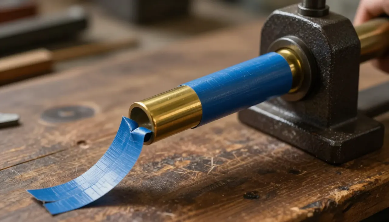 Cintrage d'un tube en laiton avec protection