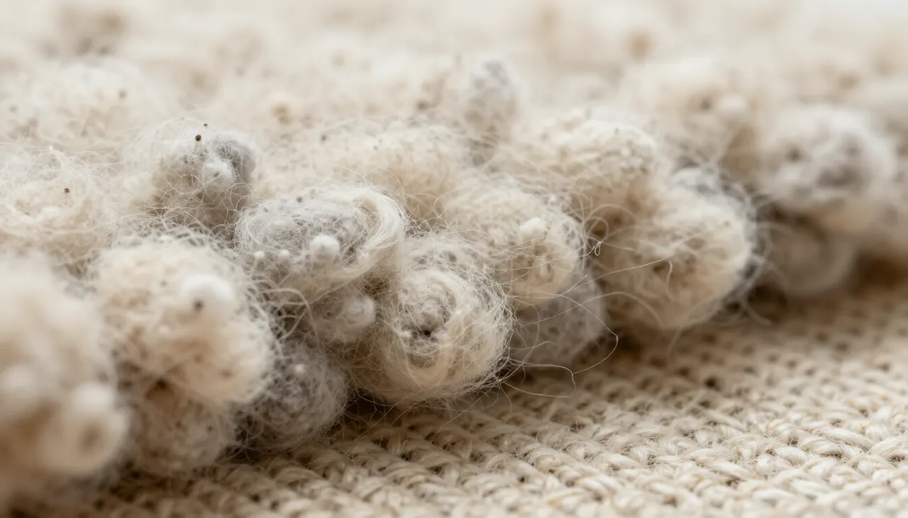 Zoom sur les fibres naturelles de laine