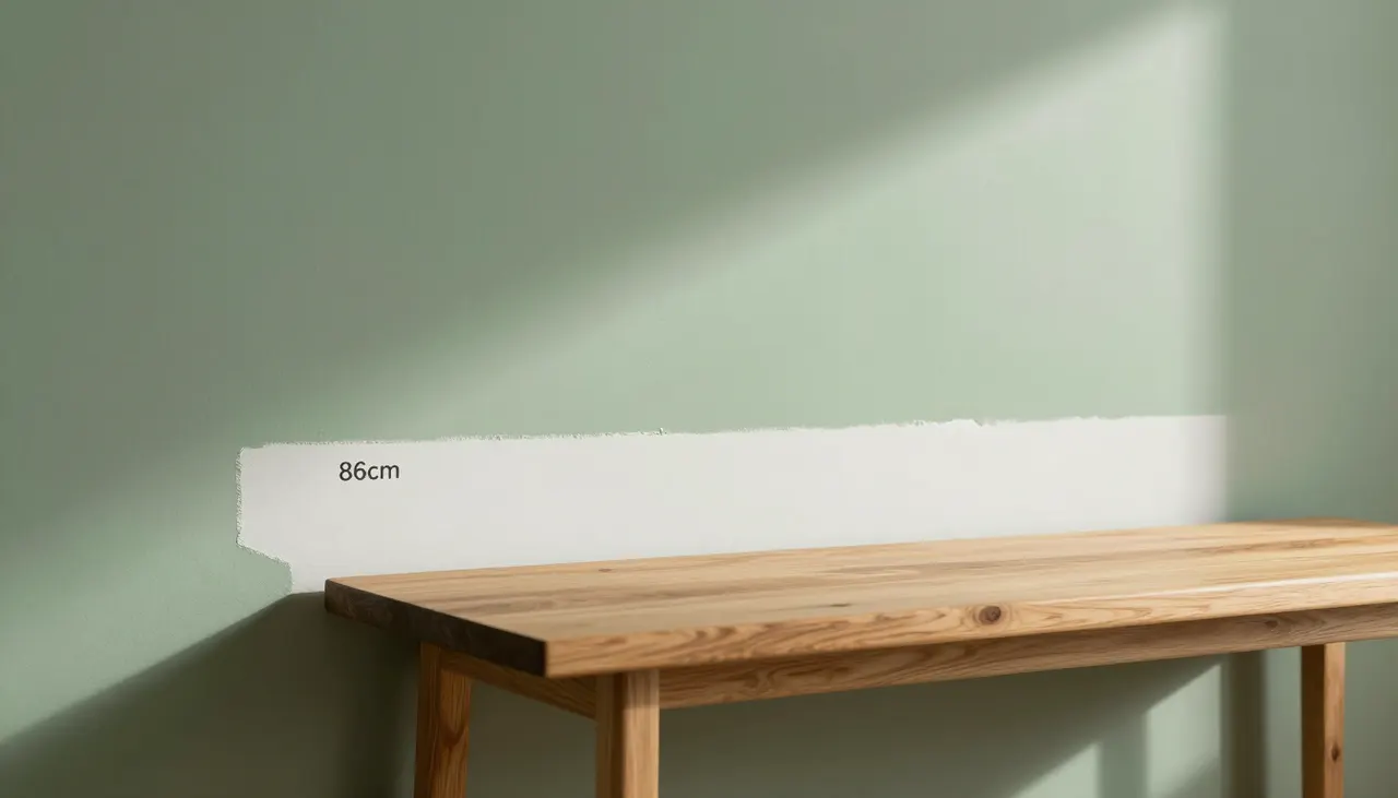 Ligne de démarcation à hauteur de table