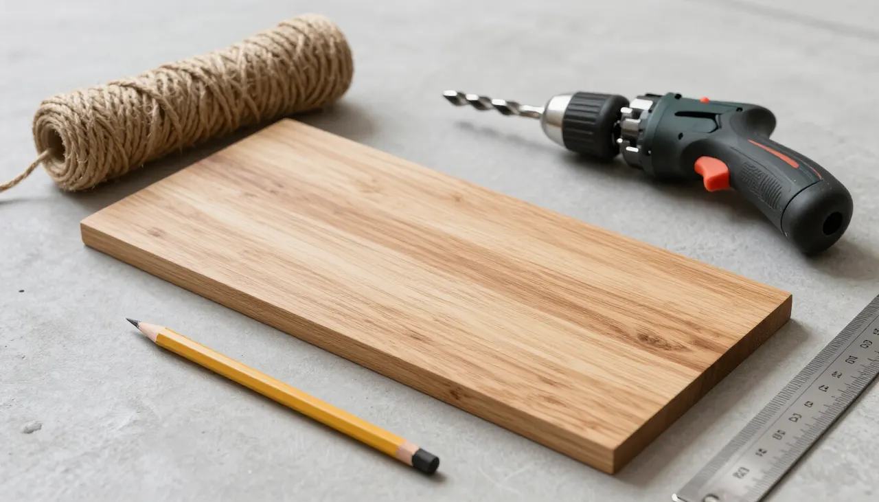 Matériel nécessaire pour fabriquer l'étagère