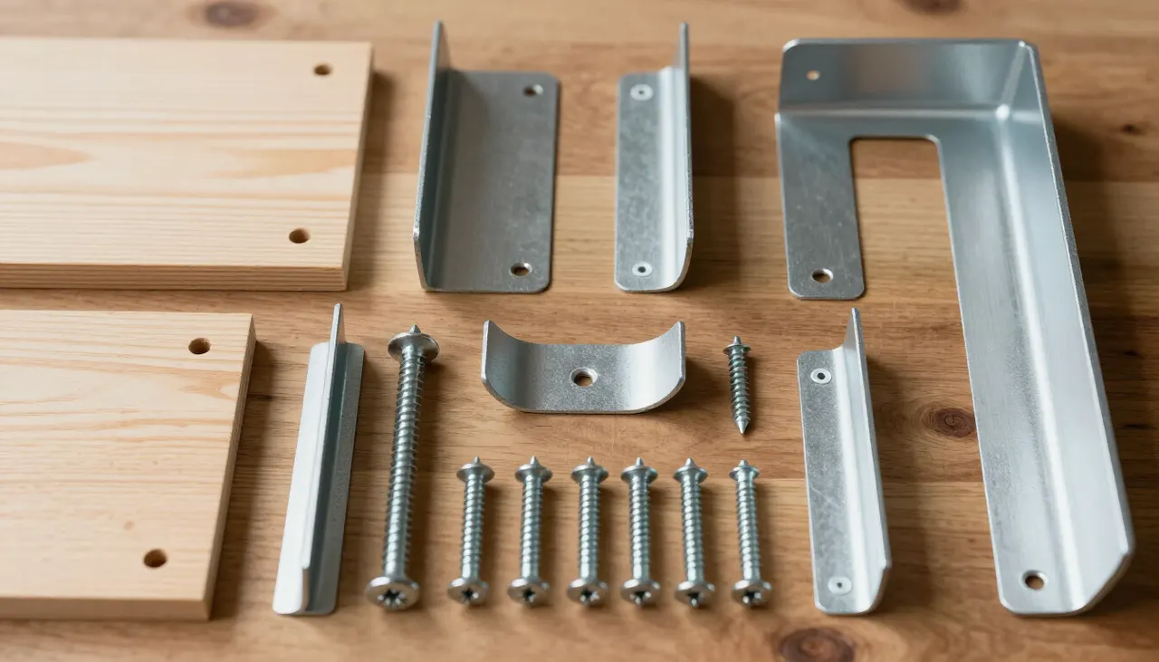 Matériel de bricolage posé sur un établi