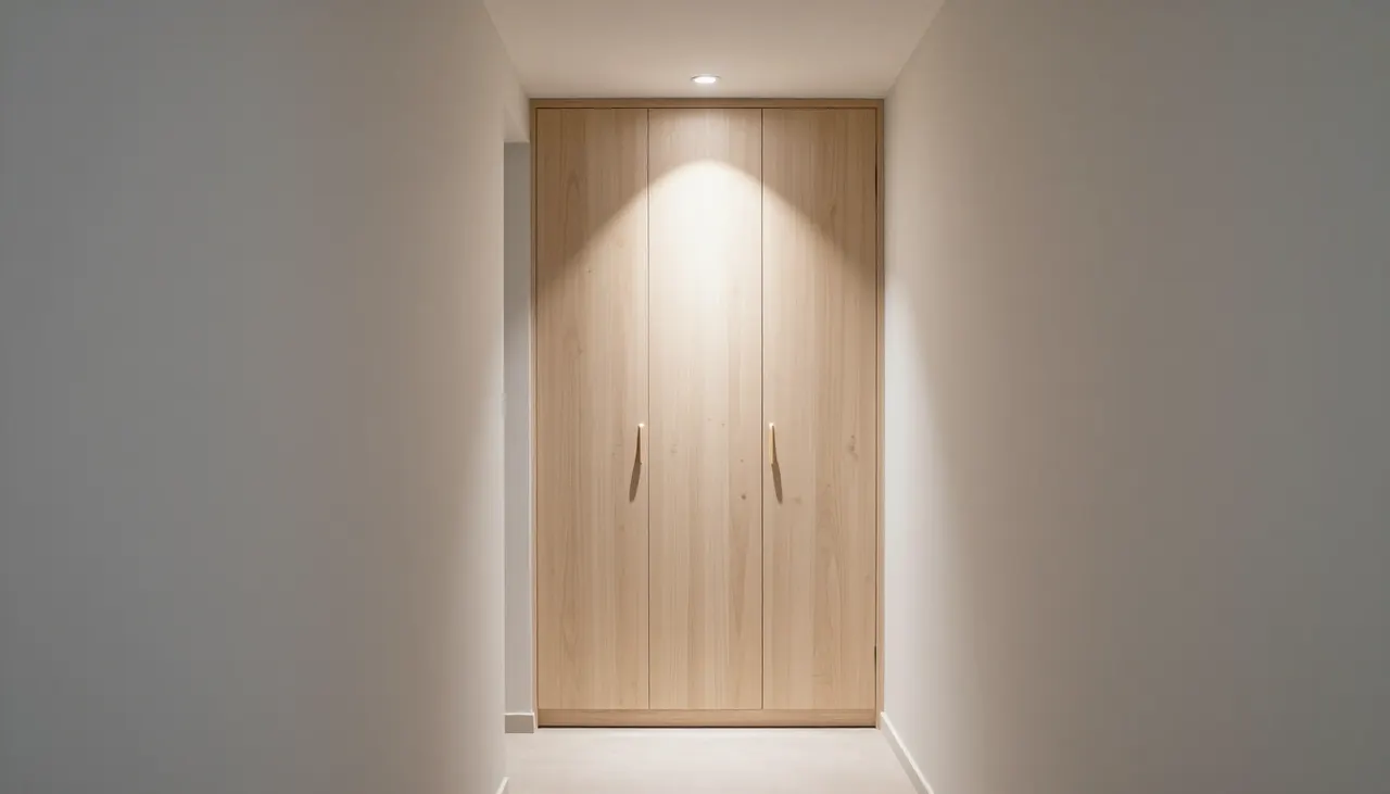 Meuble d'entrée étroit dans un couloir de 90 cm