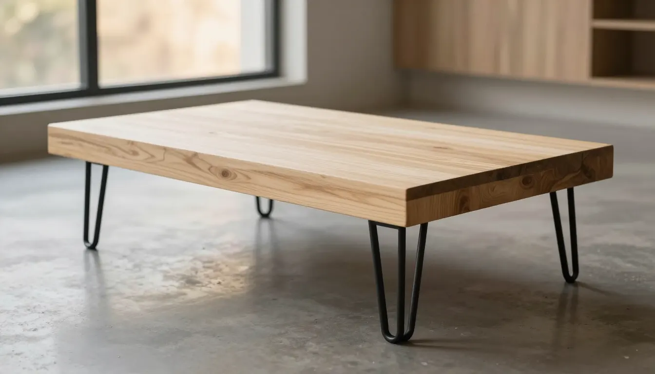 Table basse en palette style industriel salon